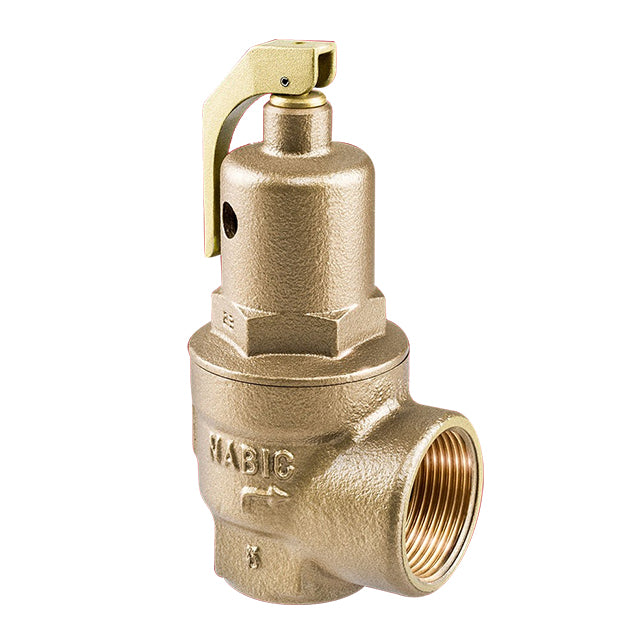 2 bronze high lift safety relief valve with test lever v1500