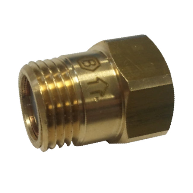 1 2 brass mini check valve male x female lv2234