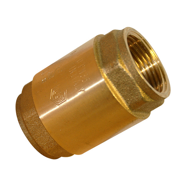 1 brass spring check valve acetal disc lv2280