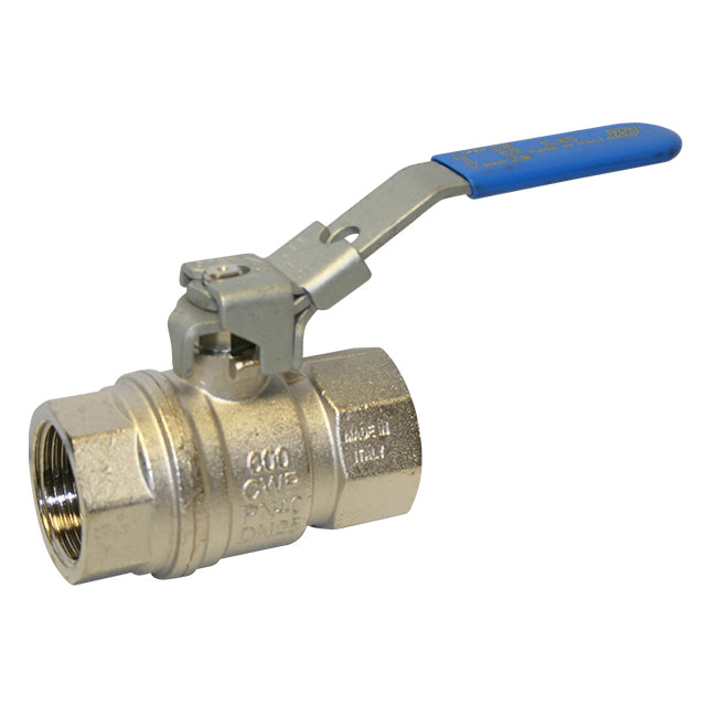 1" RUB Brass Ball Valve with Locking Lever WRAS Approved. VS2300