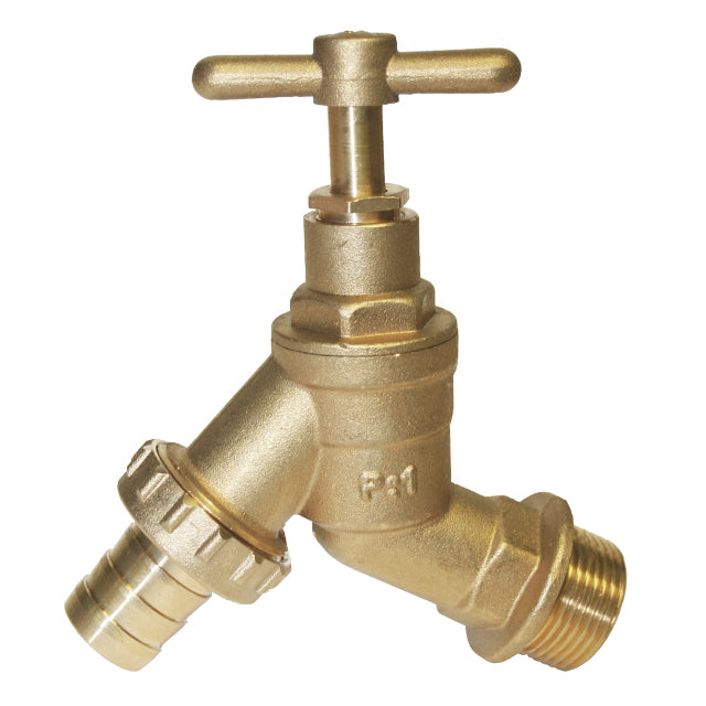 1/2" CR Brass Hose Bibtap with Double Check Valve  VS2453CV