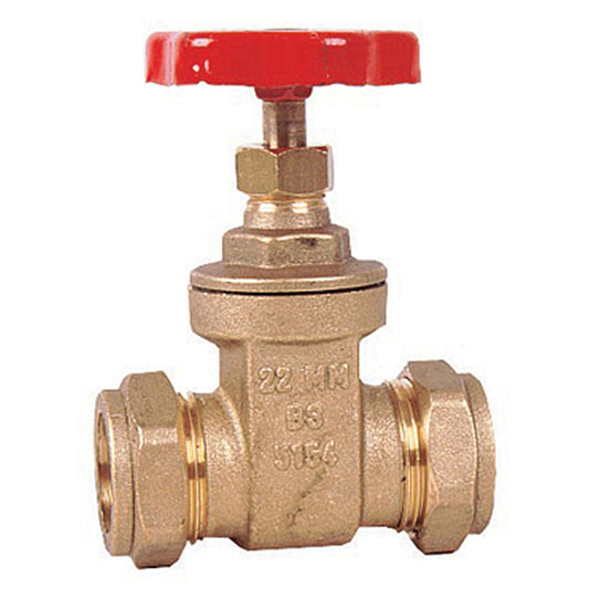 22mm CR Brass Gate Valve - VS2457