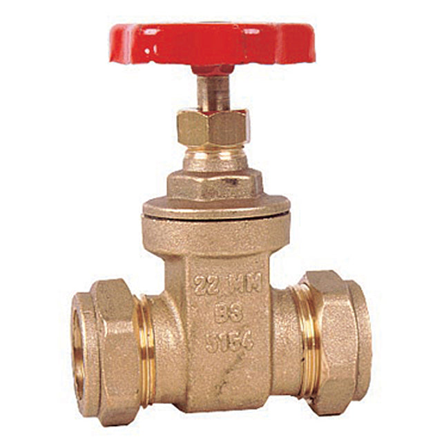 15mm CR Brass Gate Valve - VS2457