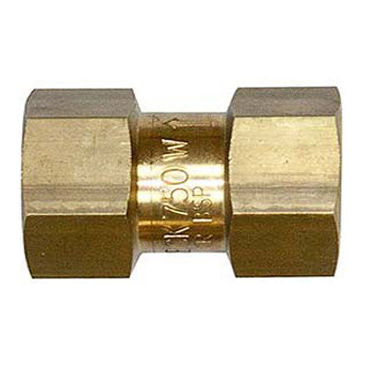 1/2" CR Brass Single Check Valve Screwed BSPP WRAS Approved. VS2475