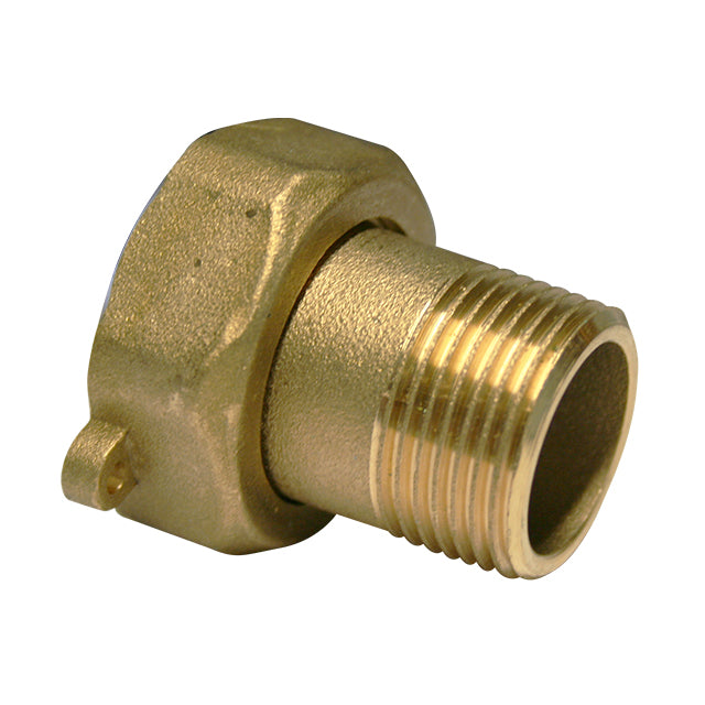 1/2" x 3/4" RIV Brass Water Meter Fitting. VS3470