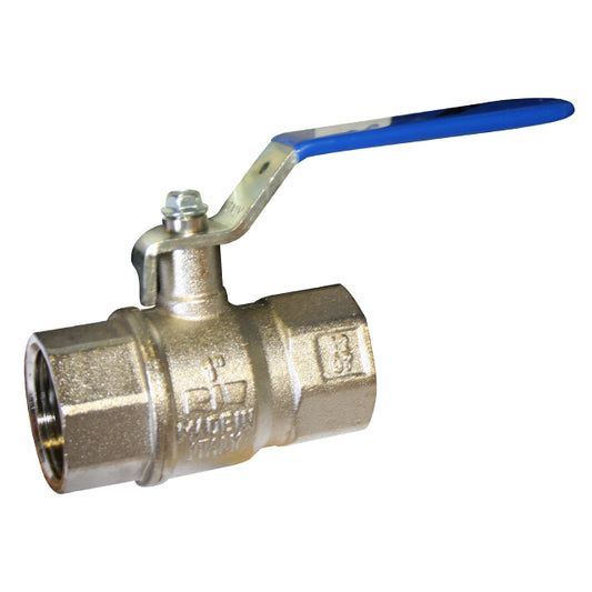 1/4" RIV Brass Ball Valve BSI Gas Approved Blue Lever  A Range VS4185A