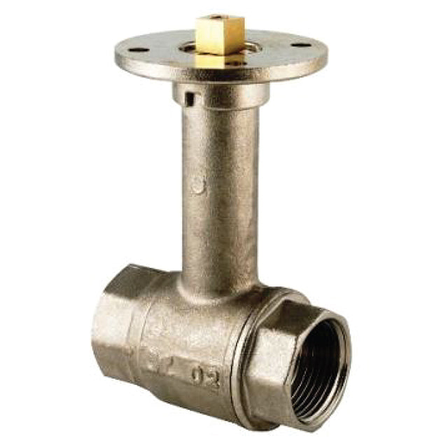 1 brass ball valve fixed extended neck iso top lv4509