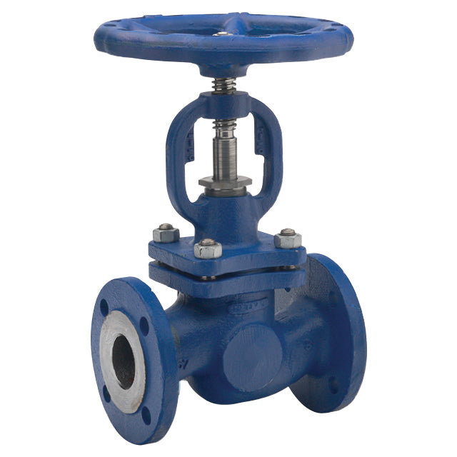 4" Zetkama Cast Steel Globe Valve - Flanged PN25/40 - VS5240