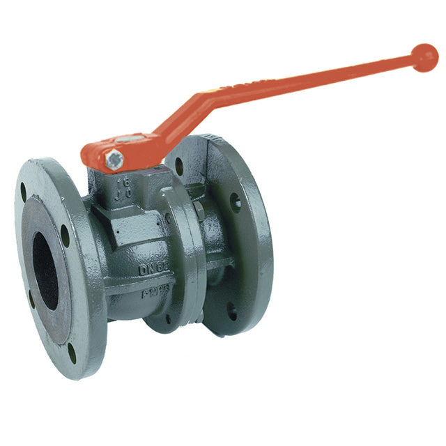 4" Polix Ductile Iron Ball Valve Flanged PN40 Direct Mount.  VS 5547
