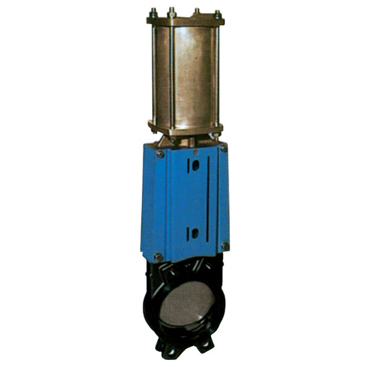 6" Watergates Cast Iron Knife Gate Valve Unidirectional Double Acting Actuator Wafer PN10. VS5805