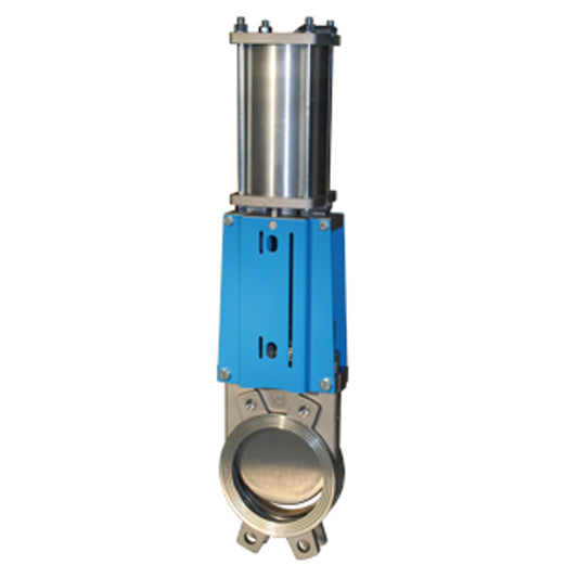 10" Watergates Stainless Steel Knife Gate Valve Unidirectional Double Acting Actuator. VS5815