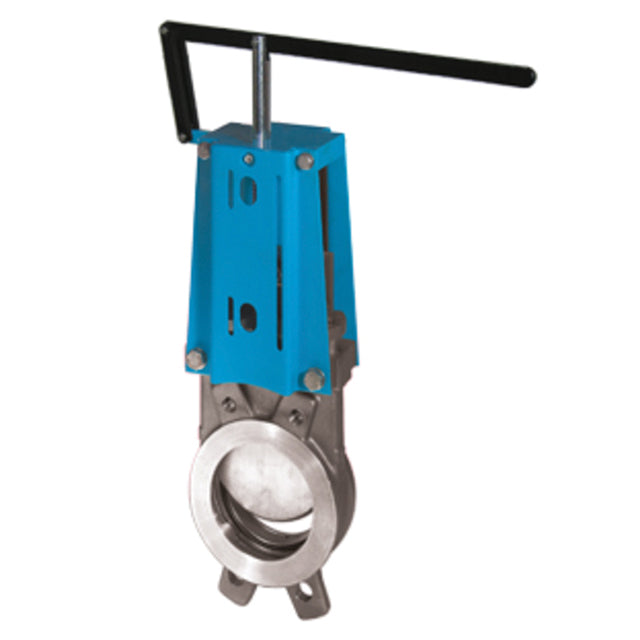 2 1 2 stainless steel knife gate valve unidirectional lever operated lv5818