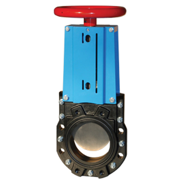 3 cast iron knife gate valve bidirectional handwheel operated lv 9993