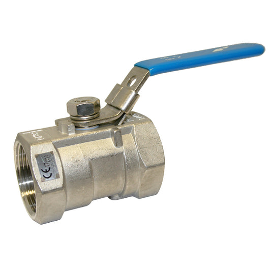 1/4" Valtec Stainless Steel Ball Valve One Piece.  VS6100