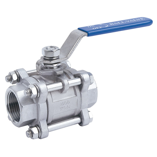 3" Valtec Stainless Steel Ball Valve Three Piece Socket Weld. VS6304