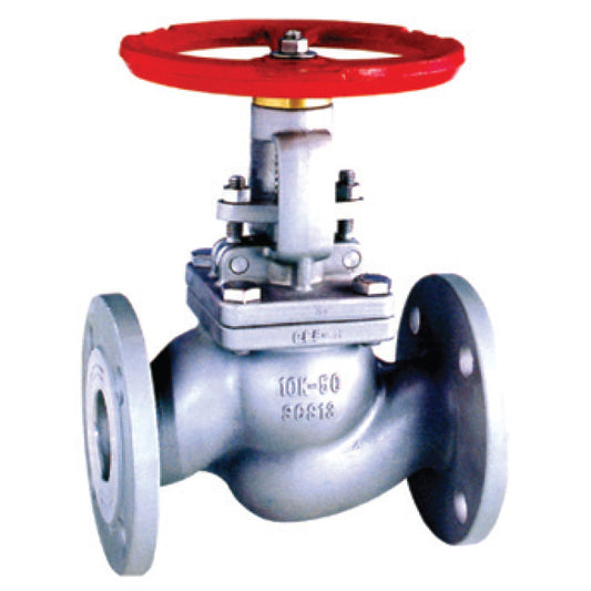 1 1 2 stainless steel globe valve flanged pn16 lv6760