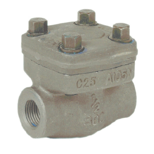 1/2" Forged Stainless Steel Lift Check Valve - Screwed BSPT - VS6815