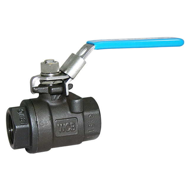 3/4" Valtec Carbon Steel Ball Valve Screwed BSPP 2 Piece Body  VS8304