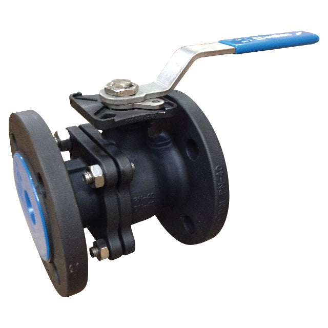 1/2" Valtec Carbon Steel Ball Valve Flanged ANSI 150 ISO Top. VS8637