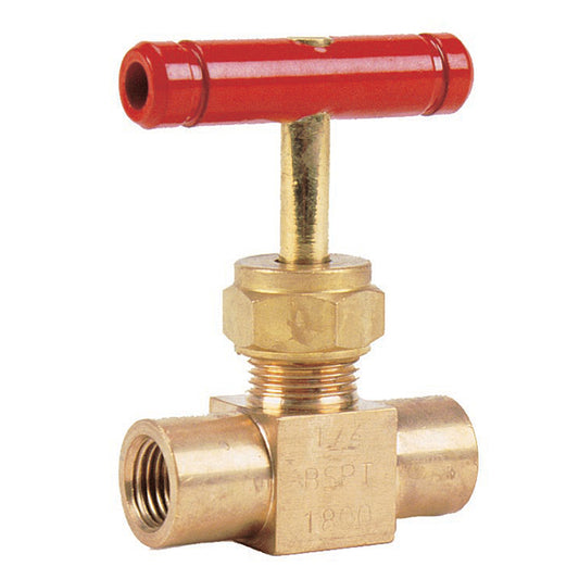 1 8 brass needle valve screwed bspp lv8701