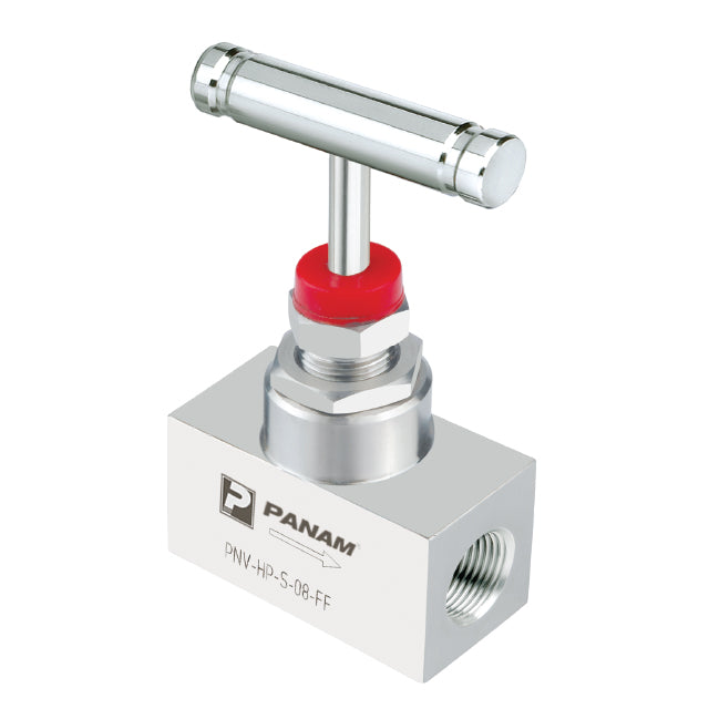 1/4" Panam Stainless Steel Needle Valve Screwed NPT 10,000psi. VS8714