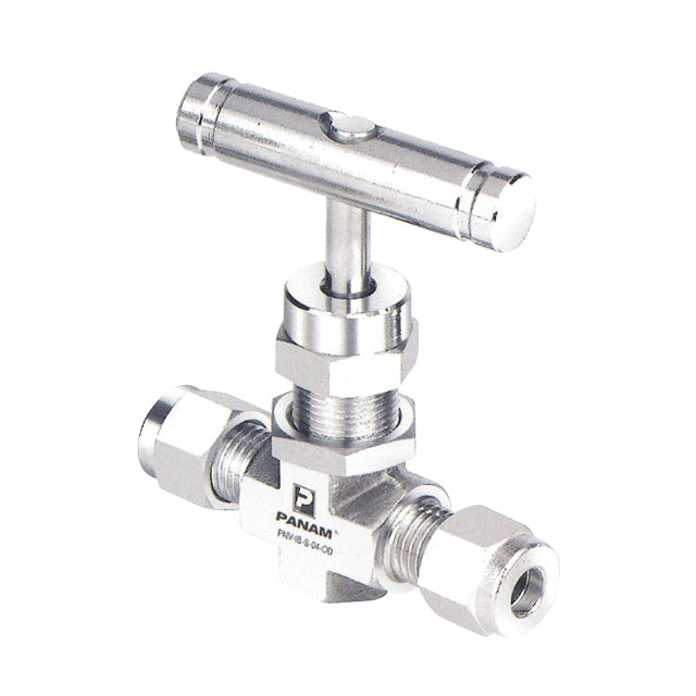 8mm stainless steel needle valve compression ends metric lv8763