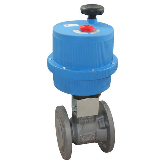 Ductile Iron Ball Valve – Gas Approved – Technopolymer Electric Actuator. VS9455TP