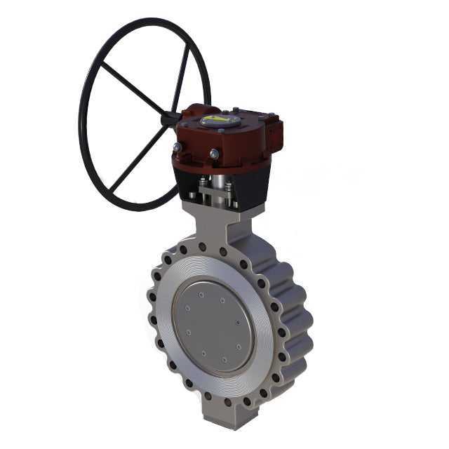4" Ghibson Carbon Steel High Performance Butterfly Valve Lugged PN16-25 Stainless Steel Disc RPTFE Seat  VS9500