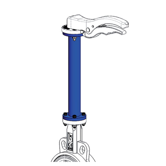 1000mm Stem Extensions for Butterfly Valves -5" to 6" to suit Brandoni Type - VS9946 1000mm