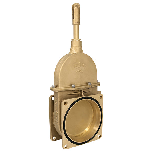 4 brass vacuum tanker gate valve agri square flanged riv10