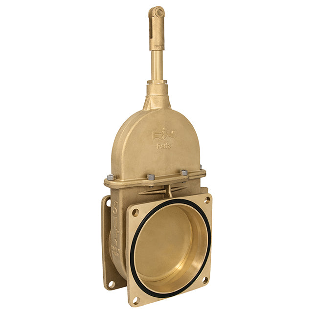 6 brass vacuum tanker gate valve agri square flanged riv10