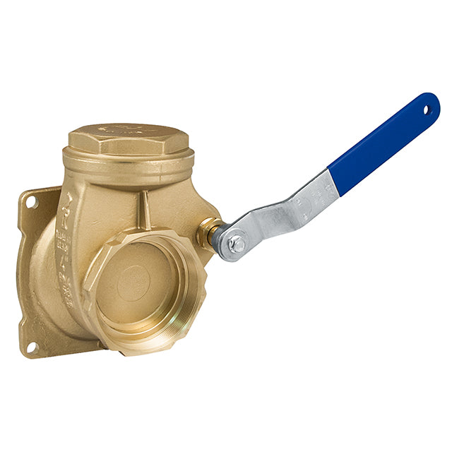 4" RIV Brass Lever Gate Valve. RIV580