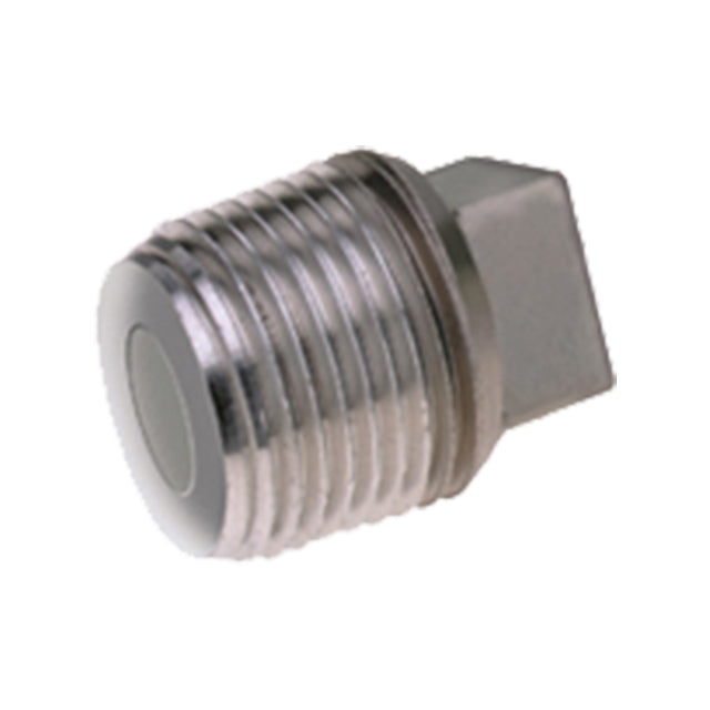 1" Stainless Steel Square Head Plug. SS291