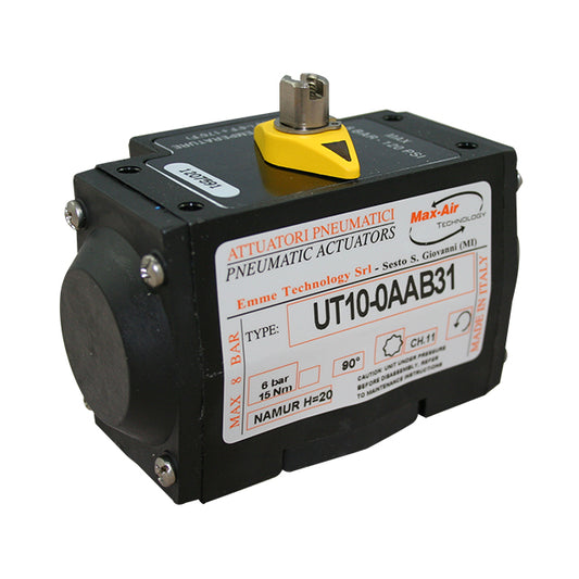 UT10 90° Actuator Technopolymer Body Double Acting. UTDA