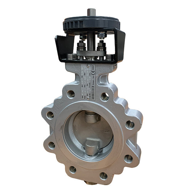 4 carbon steel high performance butterfly valve pneumatically actuated lv 9488 da sa