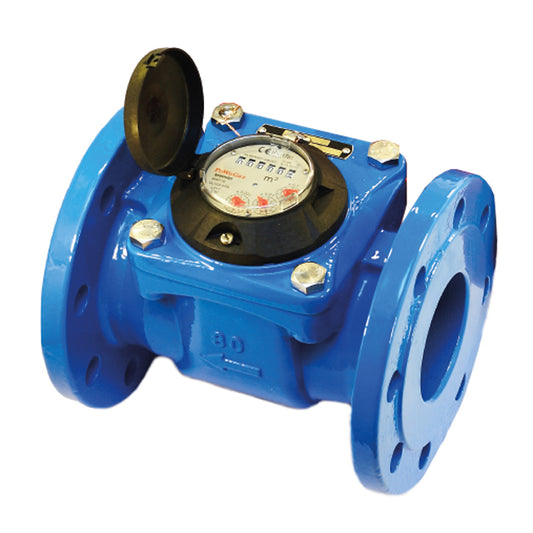 6" Woltmann Water Meter Flanged PN16 MID & WRAS Approved  A-range. WM 02 A