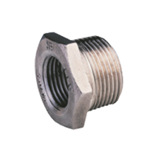 1 1/2" x 1 1/4" Stainless Steel Hex Reducing Bush  SS241