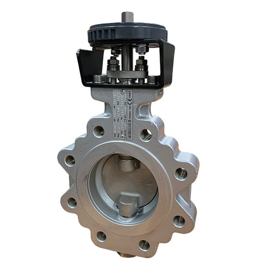 2 1/2" Carbon Steel High Performance Butterfly Valve – Pneumatically Actuated – VS 9488 DA/SA