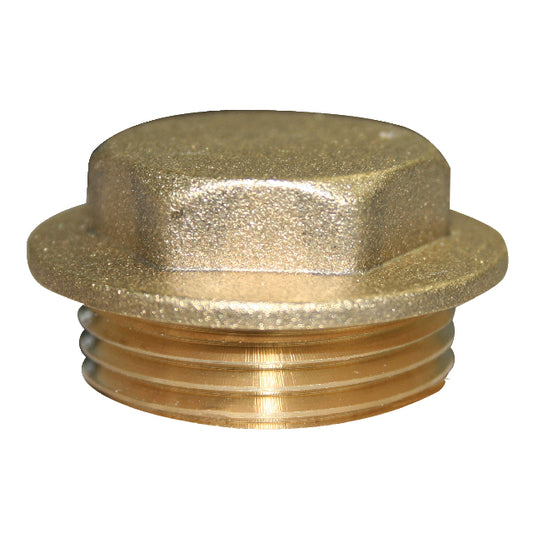 1 1/2" RIV Brass Plug Flanged Top. BF3480FLG