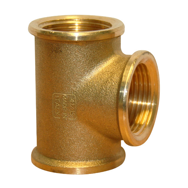 1 1/2" RIV Brass Tee  BF3420
