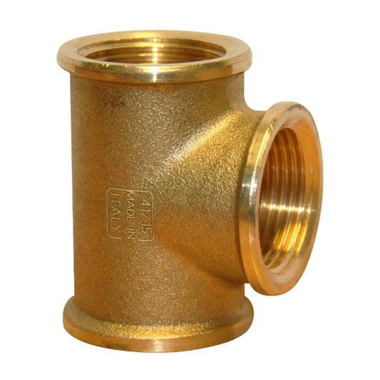 1 1/2" RIV Brass Tee  BF3420