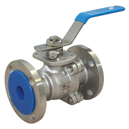 1 1/2" Valtec Stainless Steel Ball Valve Flanged ANSI 150. VS6370