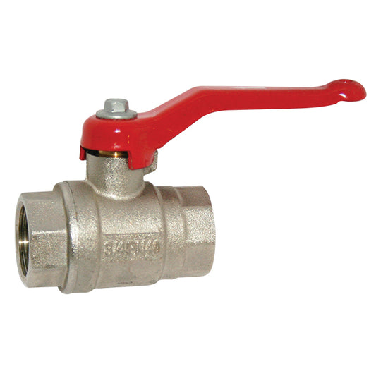 1 1/4" Brass Ball Valve Vented  PTFE Seat Lever A Range Clearance. VS 2352 A