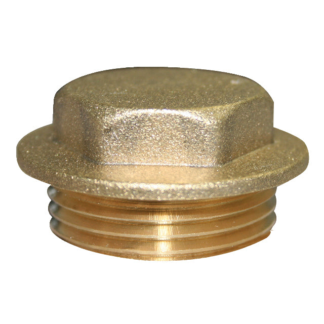 1 1/4" RIV Brass Plug Flanged Top. BF3480FLG