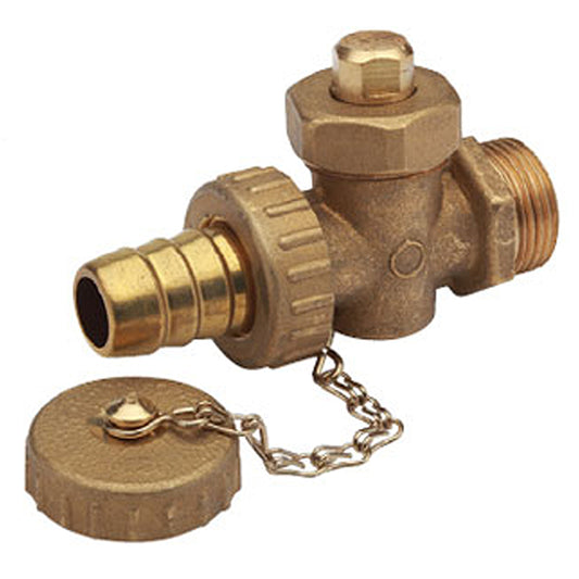 1/2" Brass Boiler Drain Cock. VS4084HU