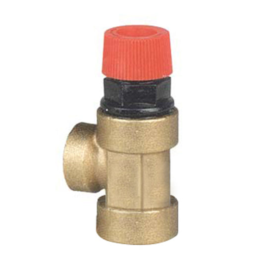 1/2" Brass Safety Valve for Heating Systems  Screwed BSPP. VS2498