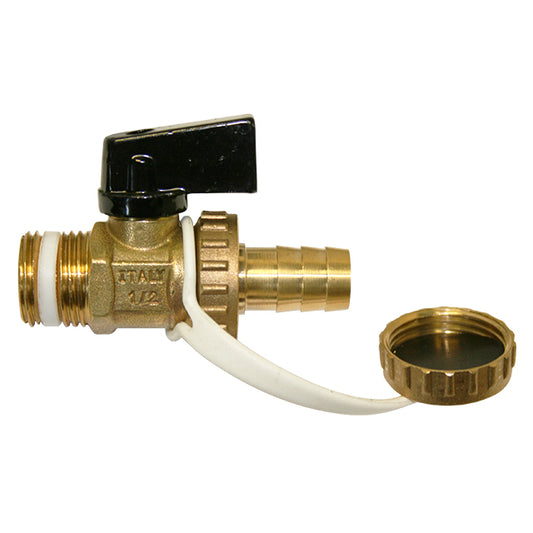 1/2" Polix Brass Boiler Drain Valve. VS4080