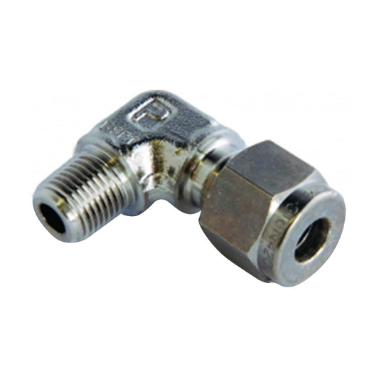 1/4" Male Stud Elbow Fitting Stainless Steel Push Fit. Actuator UF02SSCME