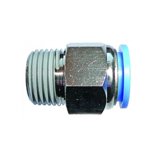 1/4" Male Stud Fitting Nickel Plated Brass Push Fit. Actuator  UF6MMS