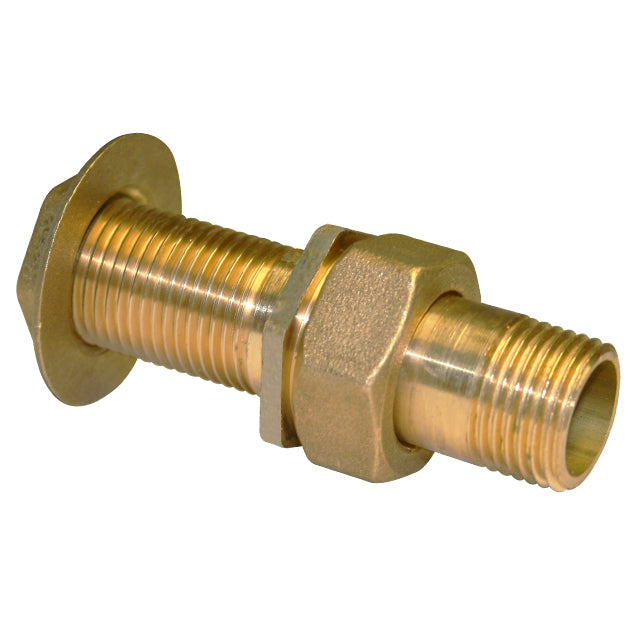 1" RIV Brass Straight Tank Connector - BF3440